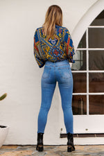 Super Skinny Blue Denim Jeans by Jaase (A301)