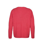 Cassie Red Twist knit jumper by Mansted DK