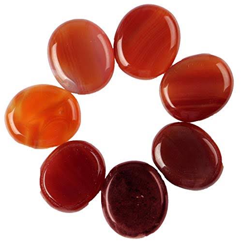 Polished smooth palm stones - Various Crystals
