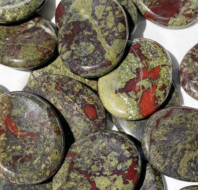 Polished smooth palm stones - Various Crystals