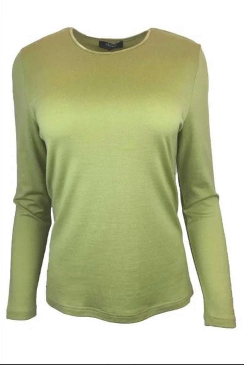 100% Merino Wool Crew Neck LS Tops by Ebony NZ Limited Stock