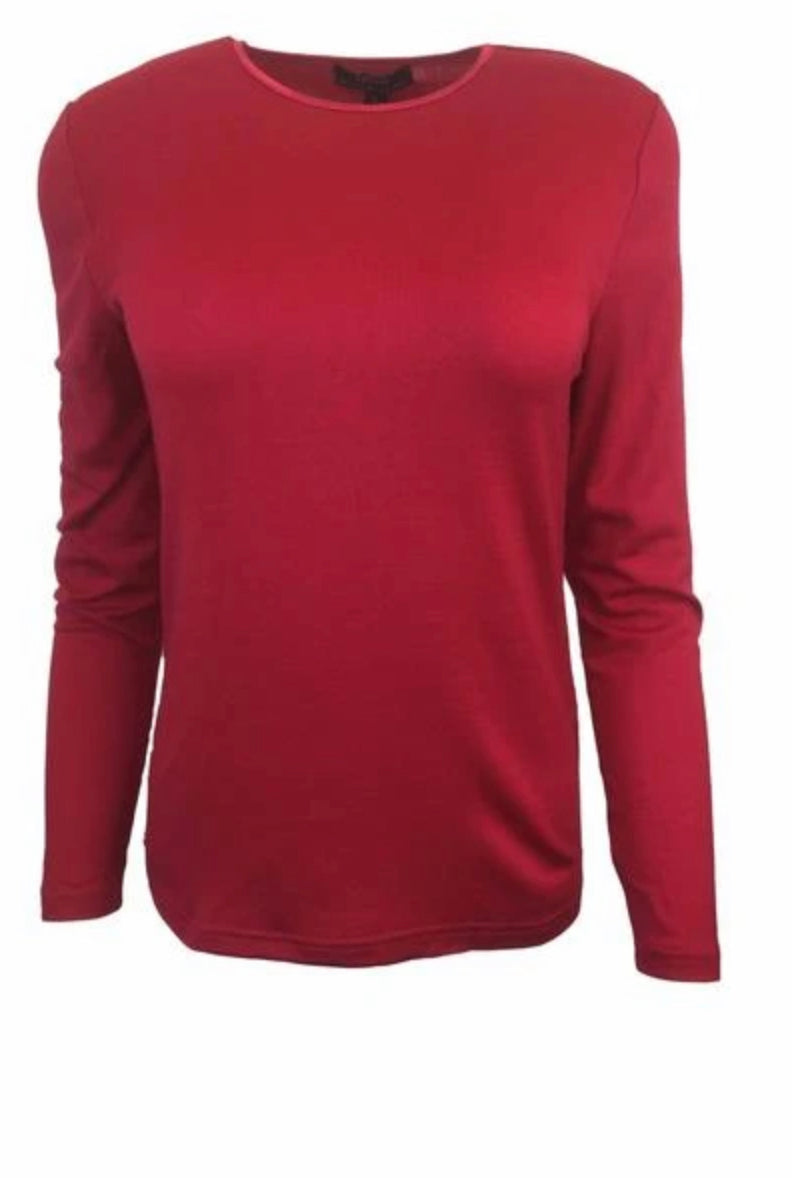 100% Merino Wool Crew Neck LS Tops by Ebony NZ Limited Stock