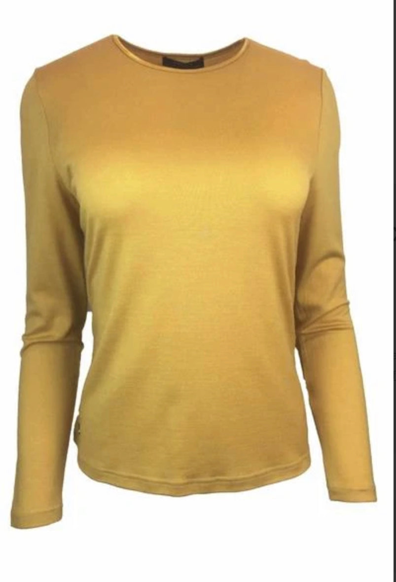 100% Merino Wool Crew Neck LS Tops by Ebony NZ Limited Stock