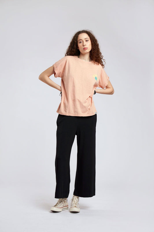 88 Tee in Peach Sz2-UK10 by Komodo LAST ONE!