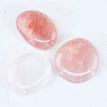 Polished smooth palm stones - Various Crystals