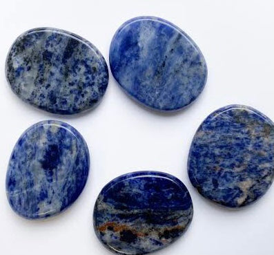 Polished smooth palm stones - Various Crystals